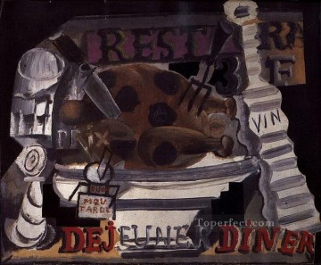  1914 Pintura - Restaurante cubistas de 1914